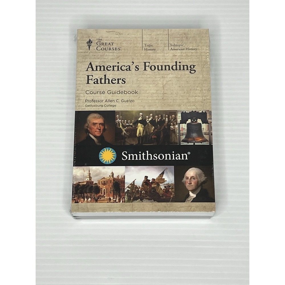 Great Courses America's Founding Fathers Allen C. Guelzo 6 DVD +‎ Guidebook New